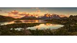 Los Cuerno, Nationalpark Torres del Paine, Pehoé-See, Chile