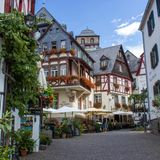 Gebäude in der Stadt Mosel