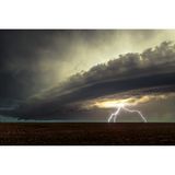 Megablitze in den Great Plains, Oklahoma, USA