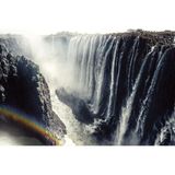 Sambesi Wasserfällte an der Grenze zwischen Sambesi und Simbabwe