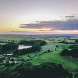 Rundumblick über Insel und Meer auf dem Aborrebjerg