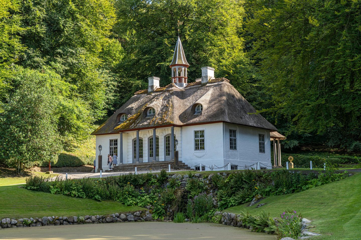 Außenansicht des Schlosses Liselund