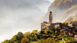 Soglio in der Schweiz