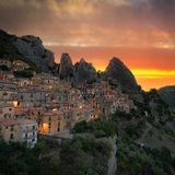 Castelmezzano in den Dolomiten
