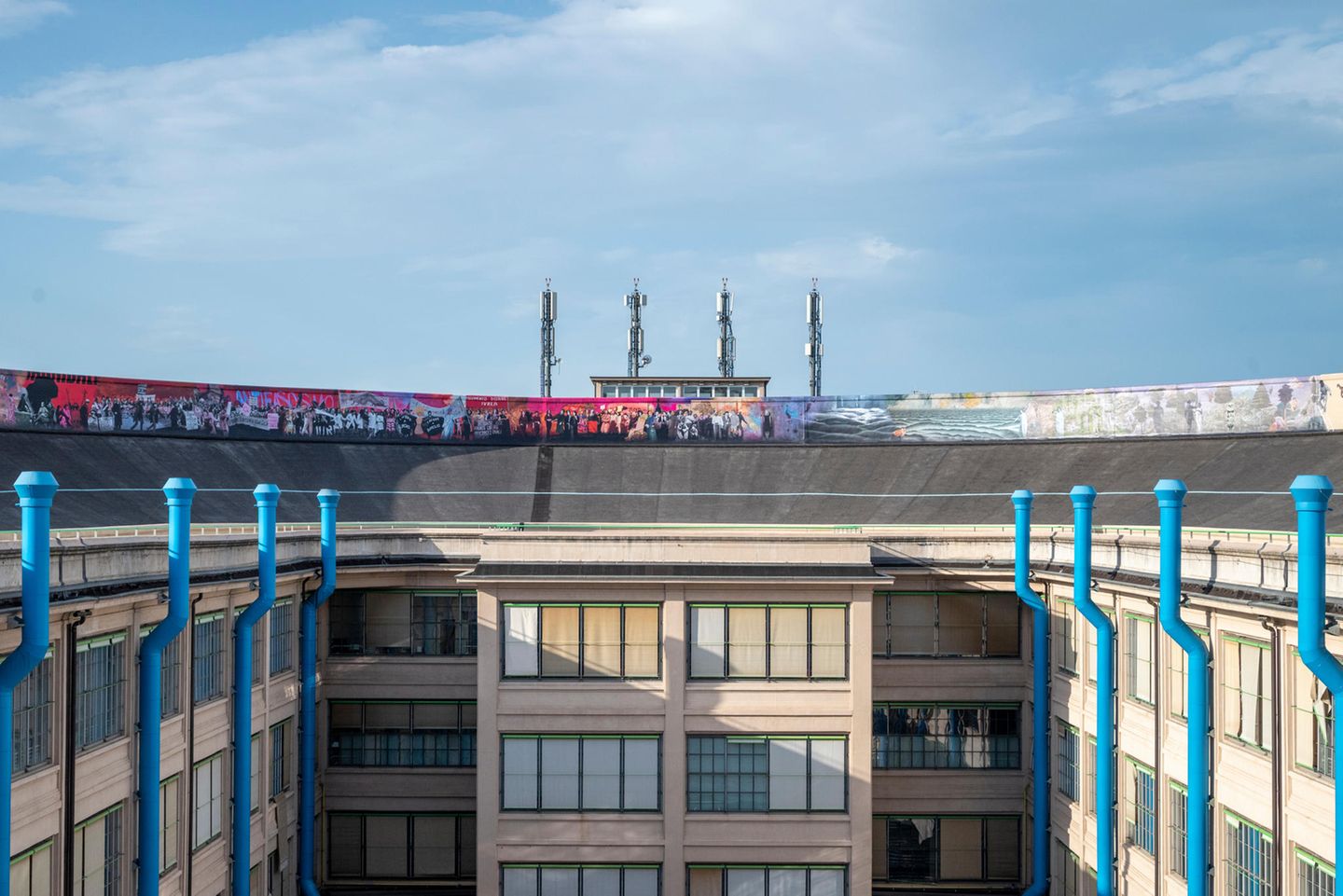 Dach der Automobilfabrik Fiat
