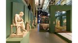 Marmorskulpturen in Museumsraum Centrale Montemartini