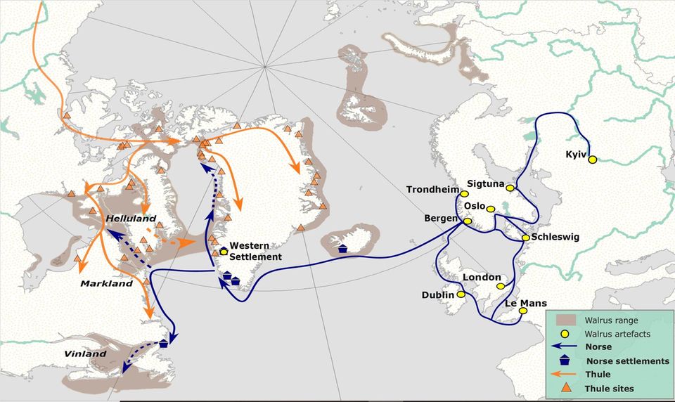 Nordische Expansion in den Nordwestatlantik und indigene Gruppen Nordamerikas