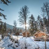 Holzchalet-Dorf Huttopia Bozel en Vanoise