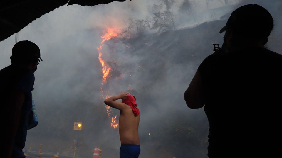 Waldbrände erreichen Ecuadors Hauptstadt Quito Waldbrände erreichen Ecuadors Hauptstadt Quito