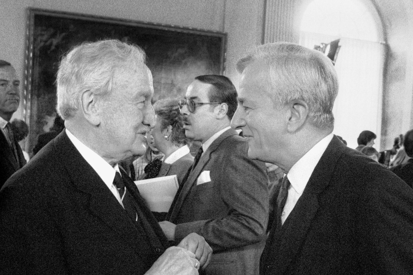 Hermann Josef Abs: Deutschlands oberster Banker Hermann Josef Abs mit Richard von Weizsäcker