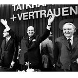 Hans Filbinger bei einem Wahlkampfauftritt.