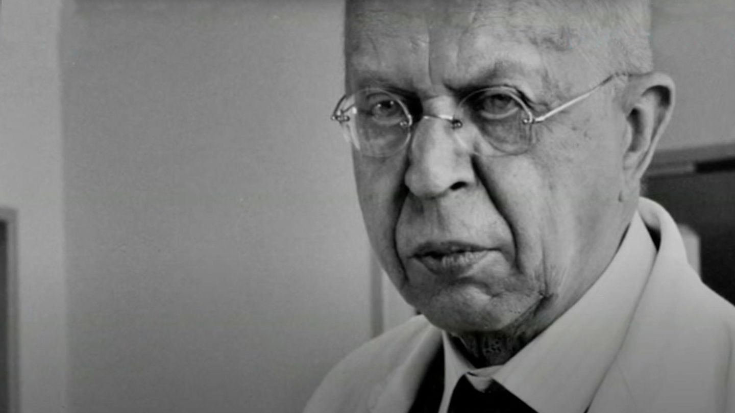 Julius Hallervorden: "Wunderbares Material, Schwachsinnige, Missbildungen" Porträt von Julius Hallervorden