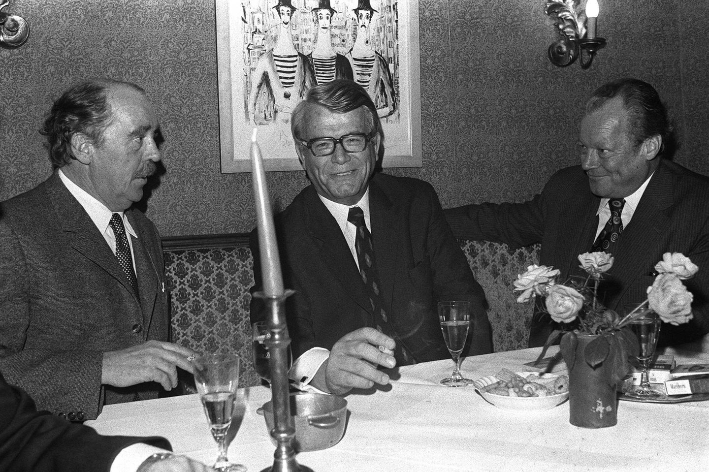 Henri Nannen: Wörter als Waffe Henri Nannen mit Heinrich Böll und Willy Brandt