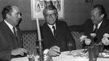 Henri Nannen mit Heinrich Böll und Willy Brandt