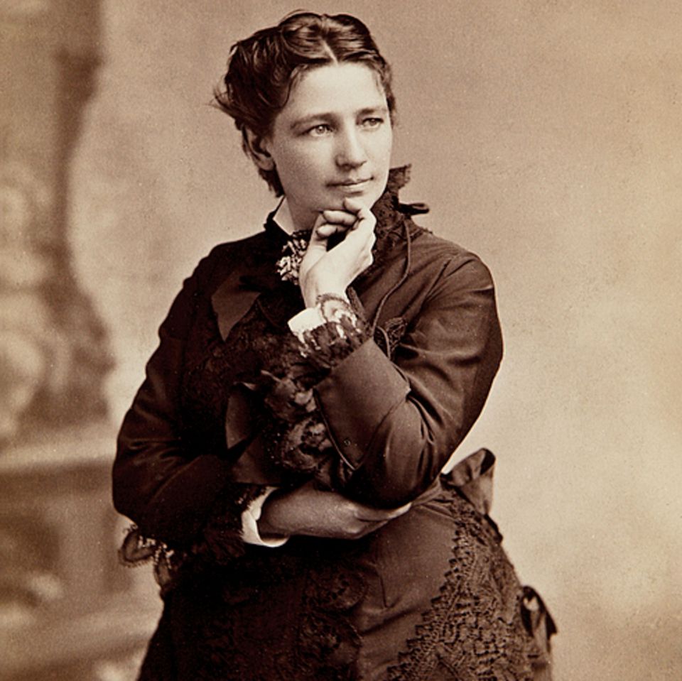 Victoria Woodhull in Denkerpose