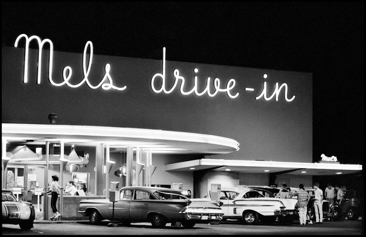 Filmset des  Films "American Graffiti" (1972)