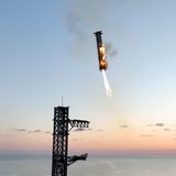 SpaceX gelingt die Landung einer Starship-Raketenstufe