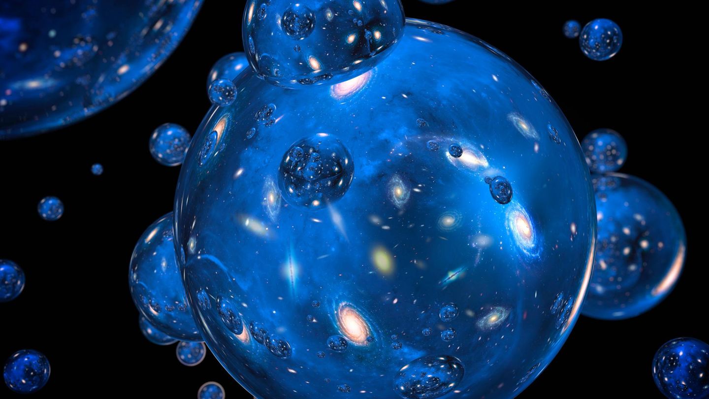 Der Theorie der ewigen Inflation zufolge ereignen sich unendlich viele Urknalle und bringen jeweils ein Universum hervor. Diese Welten können identisch mit unserem Kosmos sein, aber auch andersartig – mit einer anderen Form, mit anderen Naturgesetzen, gänzlich öde oder voller Leben