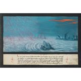 Ungeheuer taucht aus dem Meer auf