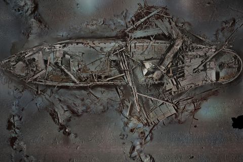 Ein vollständiger 3-D-Scan der "Endurance"