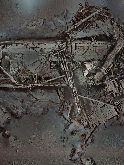 Ein vollständiger 3-D-Scan der "Endurance"