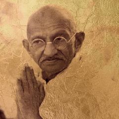 Winston Churchill und Gandhi