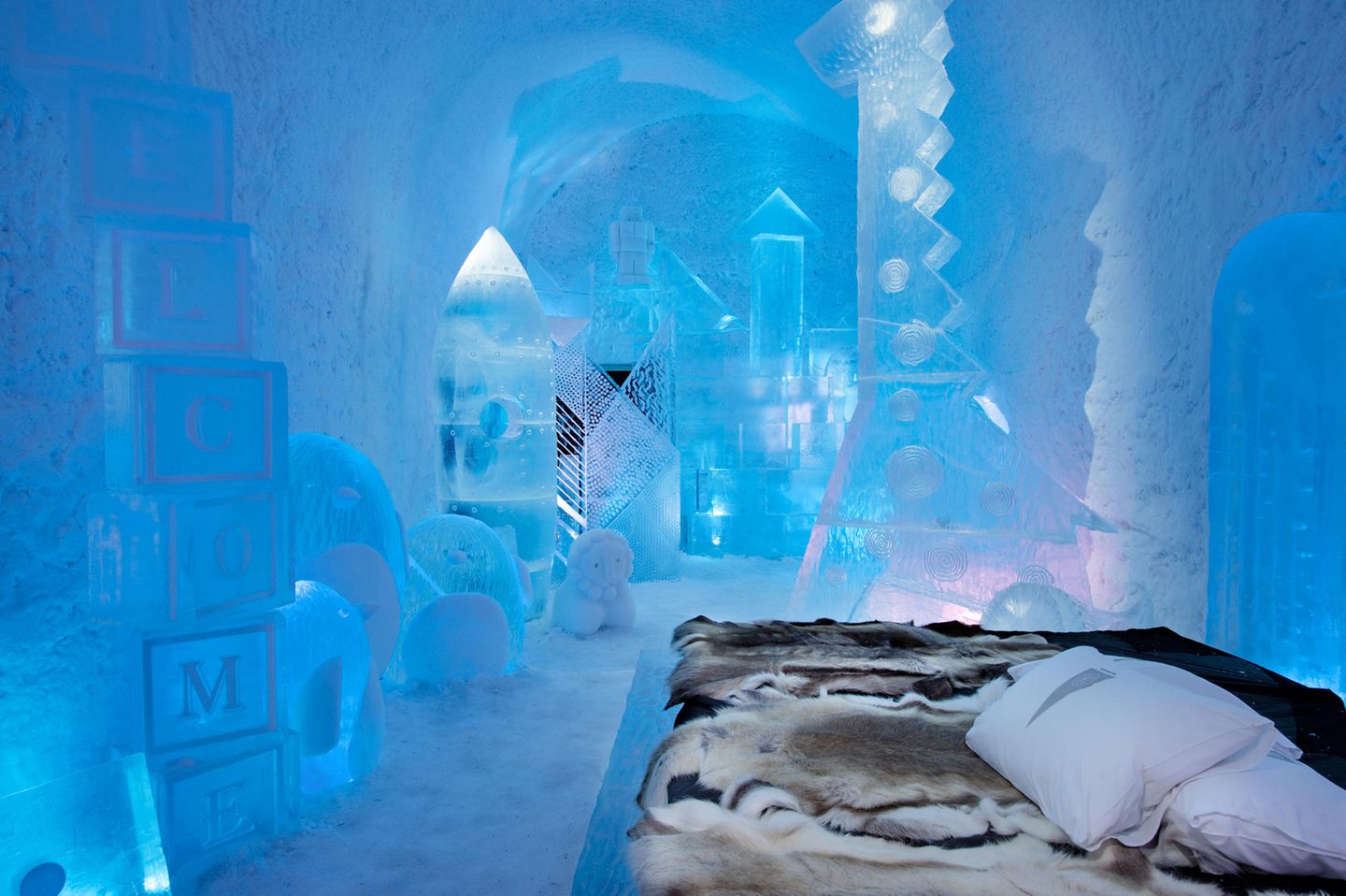 Zu Besuch bei der Schneekönigin: Icehotel in Schweden Icehotel- Die Deluxe Suite