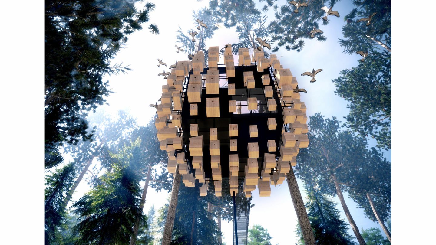 Treetop Hotel in Lappland