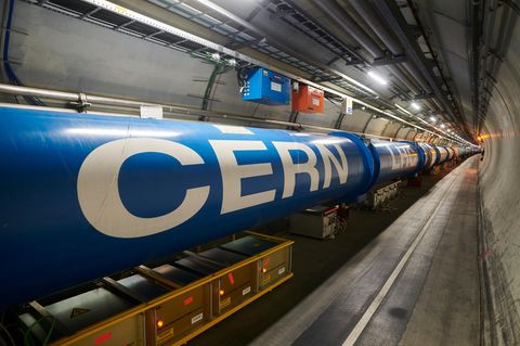 Der Large Hadron Collider überwindet auch im wörtlichen Sinne Grenzen: Er verläuft im Untergrund des Schweizer wie auch des französischen Staatsgebiets