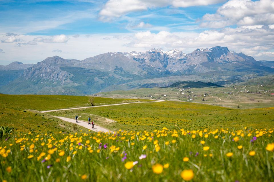 Noch verirren sich wenige Urlauber hierher: die dinarischen Alpen in Montenegro  1.5004