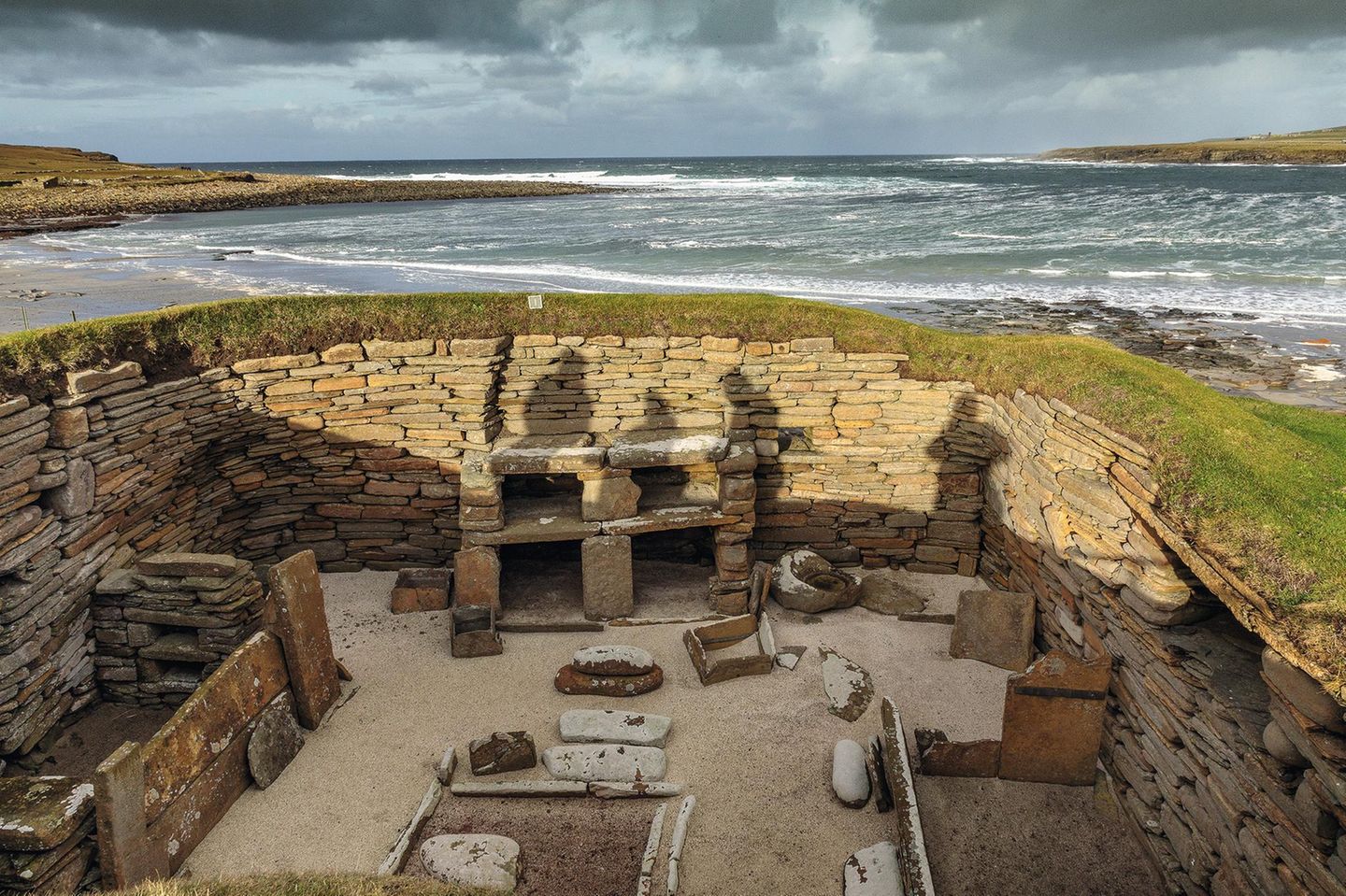 Die 5000 Jahre alte Siedlung Skara Brae