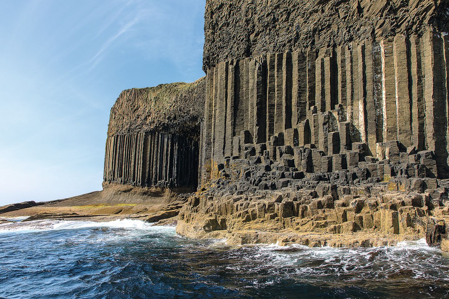 Basaltsäulen der Insel Staffa
