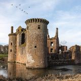 Die Ruine Caerlaverock Castle