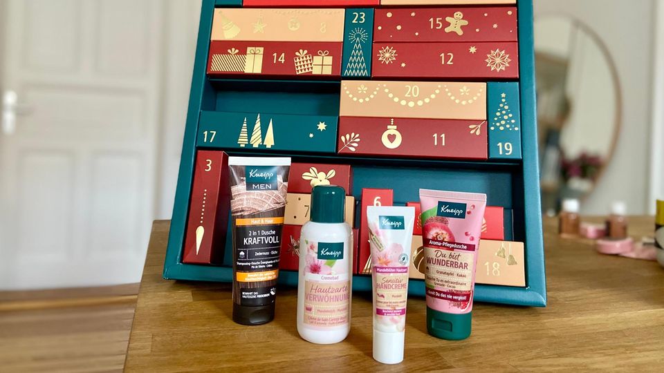 Adventskalender mit Wellness-Produkten