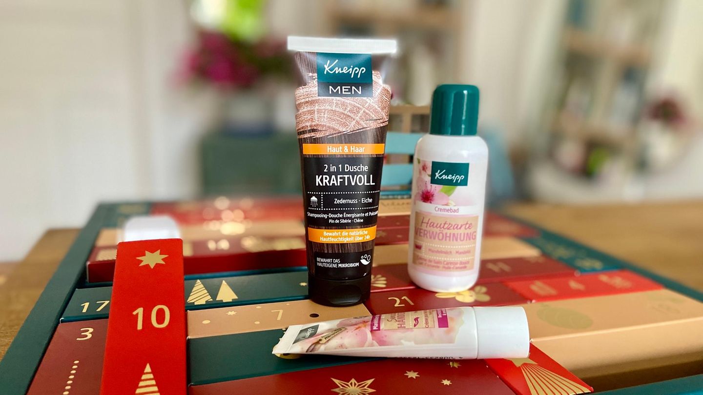 Bodylotion auf Adventskalender