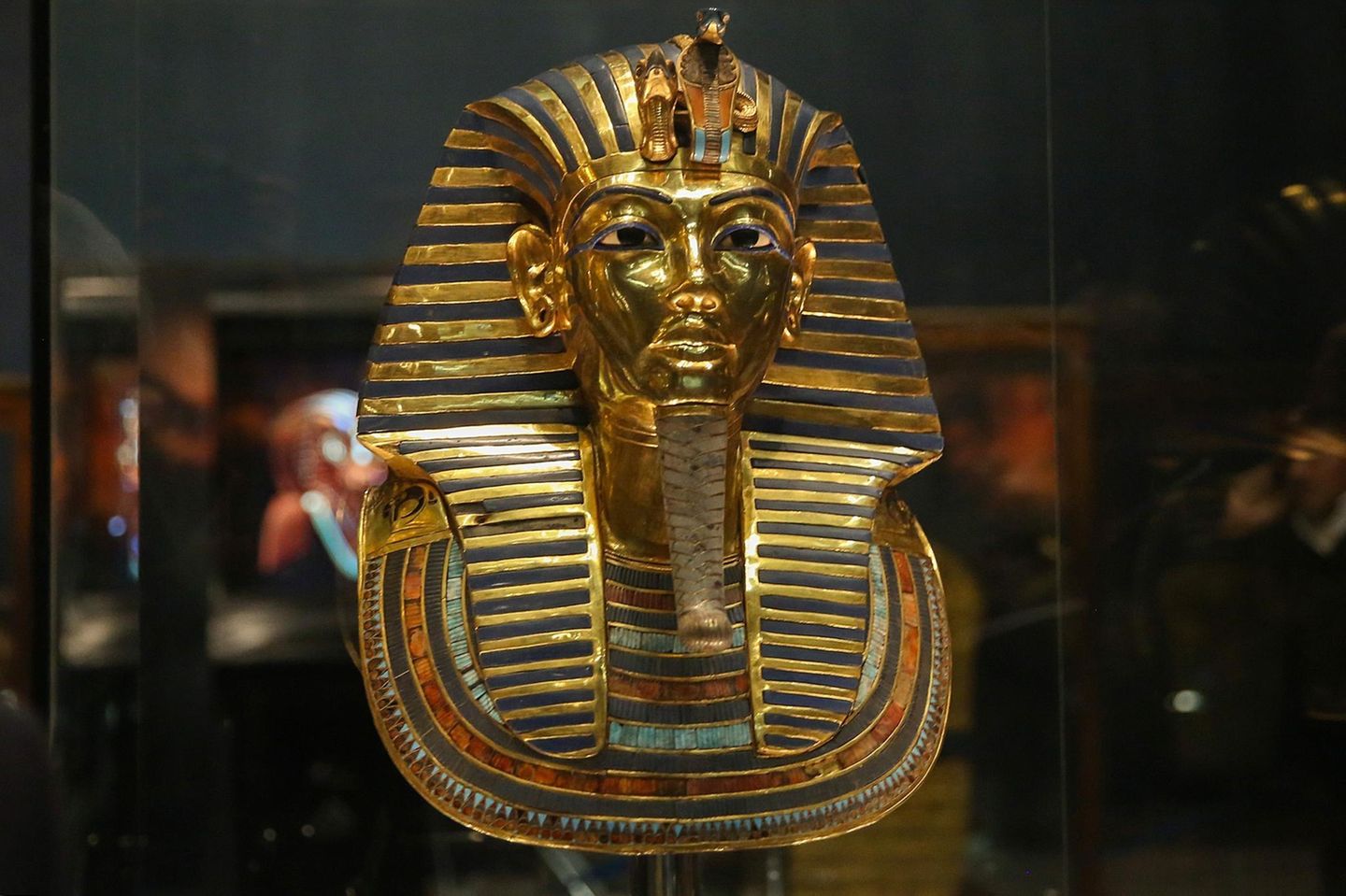 Herrscher ohne Bart Goldenen Totenmaske des Pharao Tutenchamun