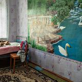 Tapete in einem Haus in Talmaza