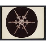 Foto eines Eiskristalls