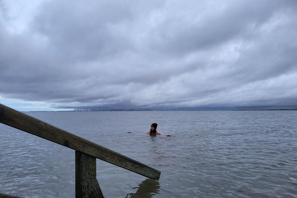 Winterbaden in der Nordsee