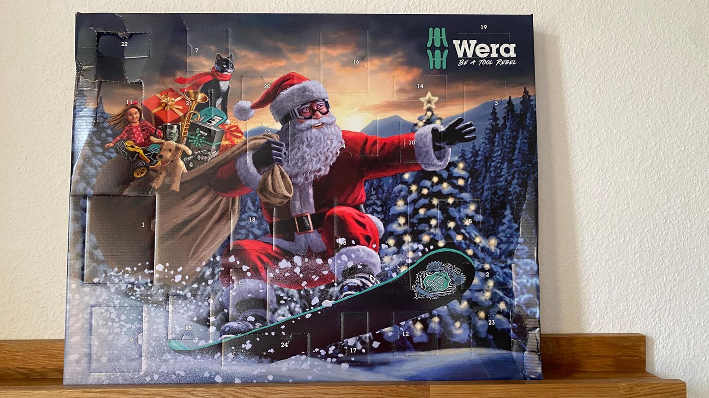 Werkzeug-Adventskalender von Wera