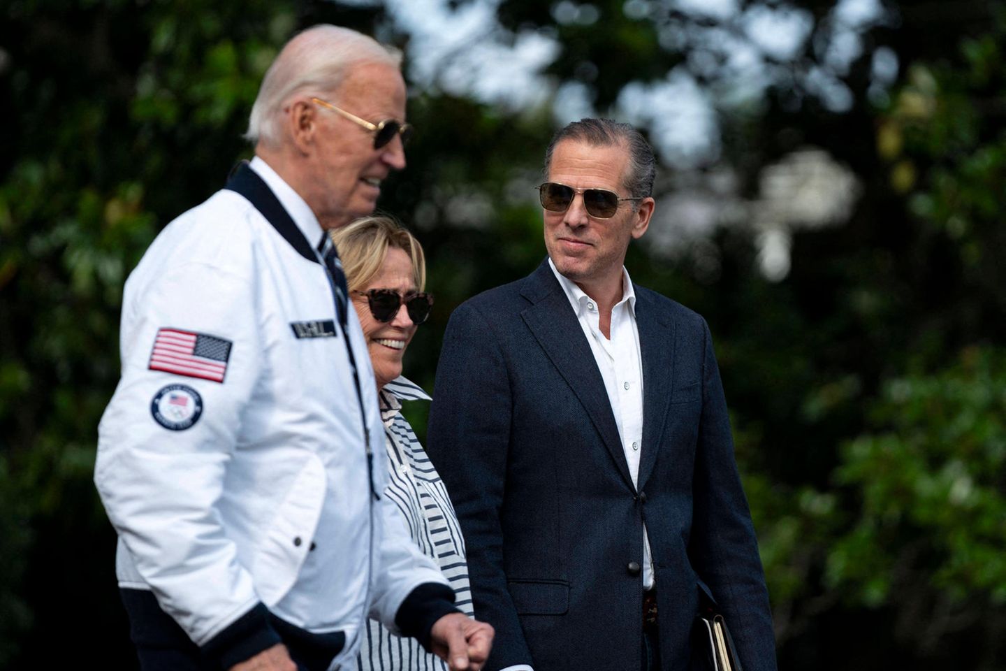 Der Präsident und sein Sohn Joe Biden und Hunter Bider