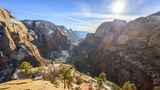 Ausblick von Angels Landing auf den Zion Canyon