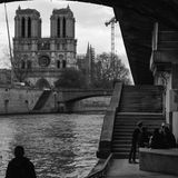 Blick von der Seine auf die Notre-Dame