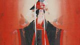 Wu Zhao in rotem Gewand