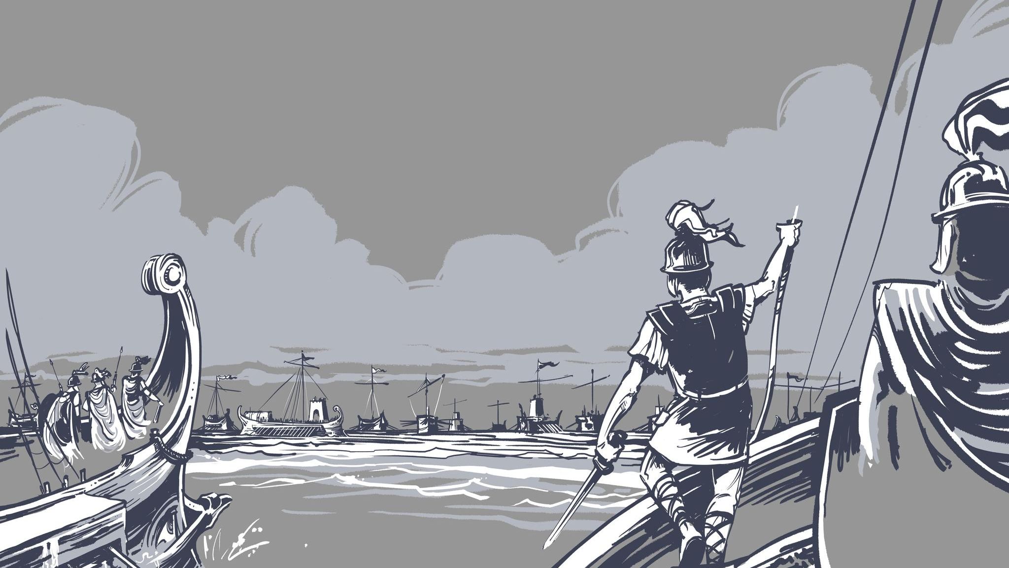 Illustration Kriegsgaleeren