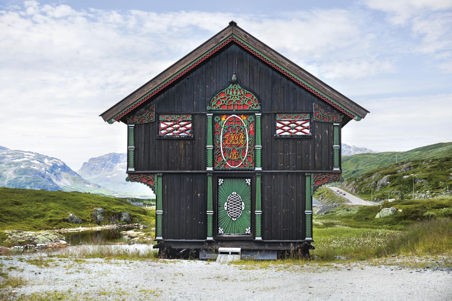 Das Vorratshaus in der Landschaft