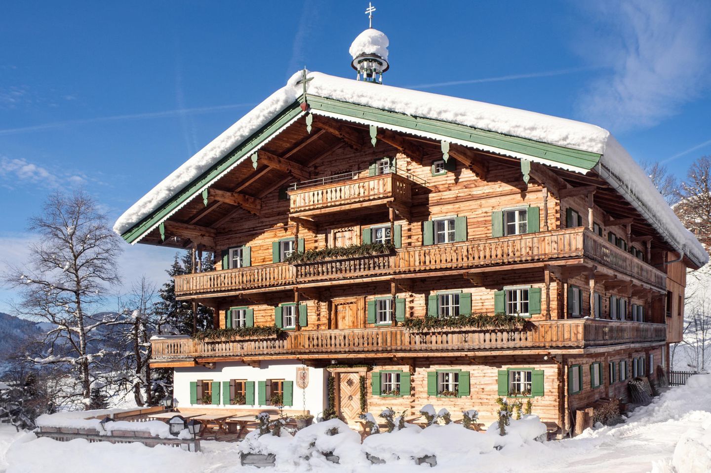 Historisches Bauernhaus aus Holz