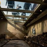 Glasdach über der Via Appia