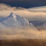 Nebel und Eisberg