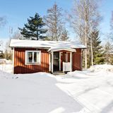 Hütte auf dem Campingplatz